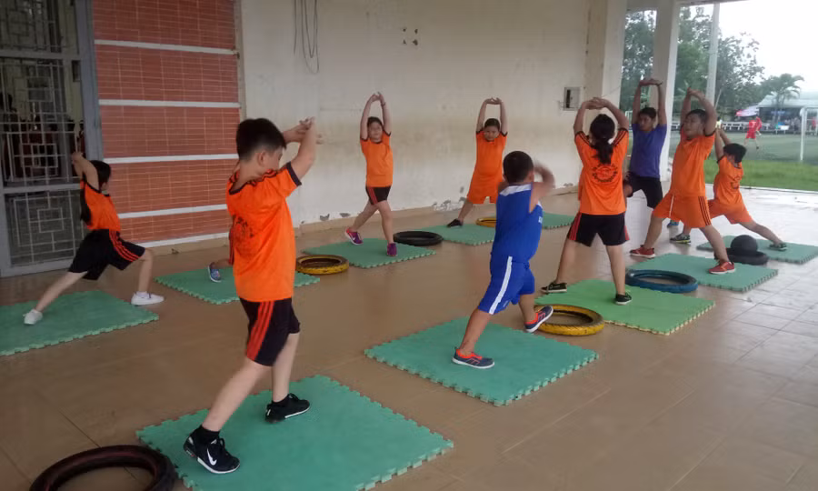 Các em HS tham gia CLB