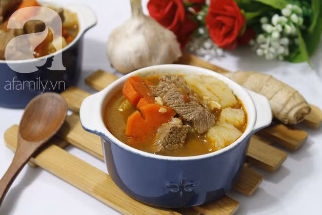 Cuối tuần làm ngay bò sốt vang nóng hổi thơm lừng đãi cả nhà - Ảnh 6.