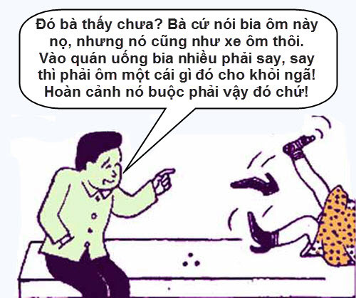 Vì sao đi bia ôm lại phải... ôm? 