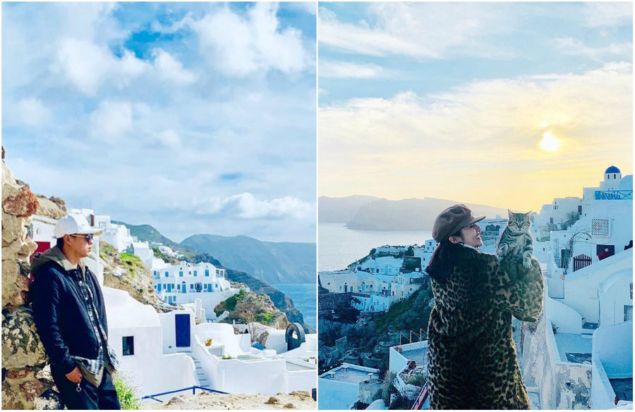 Đầu tháng 2/2019, Hồ Quang Hiếu và Bảo Anh cũng cùng đăng ảnh chụp tại Hy Lạp.