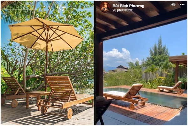 Hình ảnh của khu resort nơi Shark Khoa đang nghỉ dưỡng rất giống những hình ảnh mà Bích Phương đăng tải.