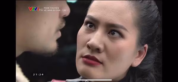 Minh Cúc trong phim Về nhà đi con.