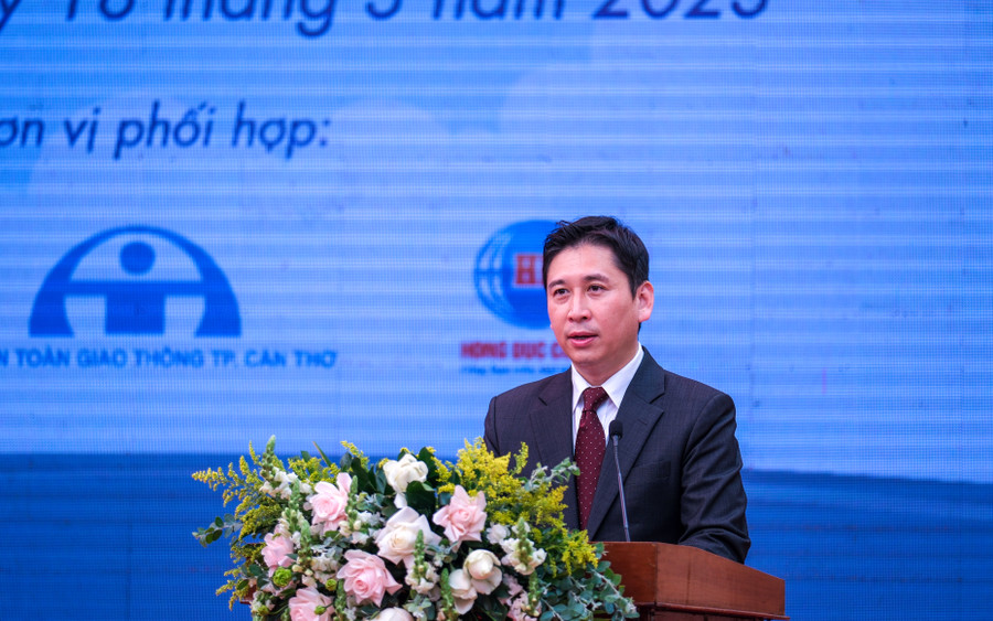 Ông Motofumi Marutani, Phó Tổng giám đốc Công ty Honda Việt Nam phát biểu tại buổi lễ. Ông Motofumi Marutani, Phó Tổng giám đốc Công ty Honda Việt Nam phát biểu tại buổi lễ.