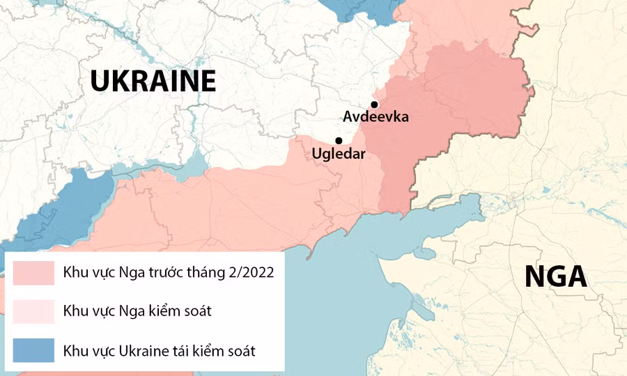 Nga tăng cường binh lực tấn công Ugledar (Vugledar) và Pavlivka, mở hướng tấn công thứ hai ở Donetsk