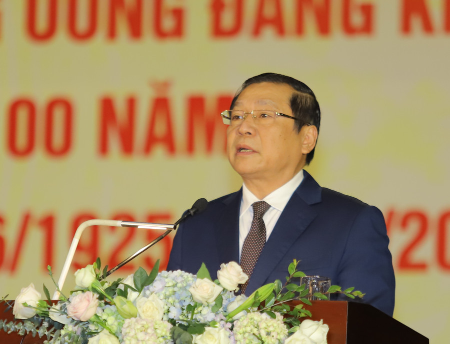 Ông Lại Xuân Môn, Ủy viên Trung ương Đảng, Phó Trưởng ban Thường trực Ban Tuyên giáo Trung ương quán triệt mục đích ý nghĩa hội nghị. (Ảnh: BTH). Ông Lại Xuân Môn, Ủy viên Trung ương Đảng, Phó Trưởng ban Thường trực Ban Tuyên giáo Trung ương quán triệt mục đích ý nghĩa hội nghị. (Ảnh: BTH).