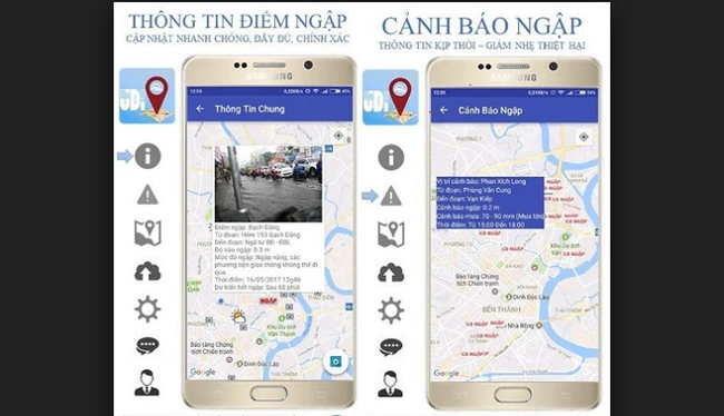 TP.HCM sẽ có app cảnh báo ngập nước