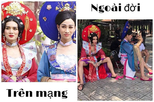 Sự khác biệt hài hước giữa ảnh mạng và thực tế.