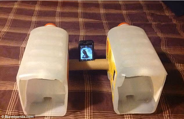 Cặp loa siêu rẻ sản xuất từ hai hộp sữa rỗng