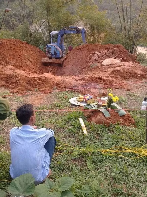 Vị trí nơi phát hiện thi thể nạn nhân.