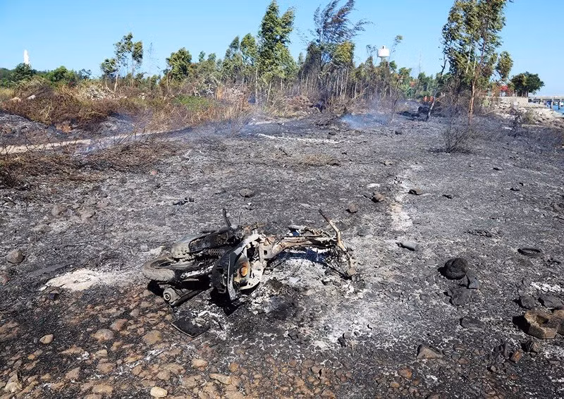 Hiện trường vụ cháy