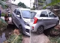 Lùi không được, tiến không xong... tài xế ôtô đau đầu cầu cứu 