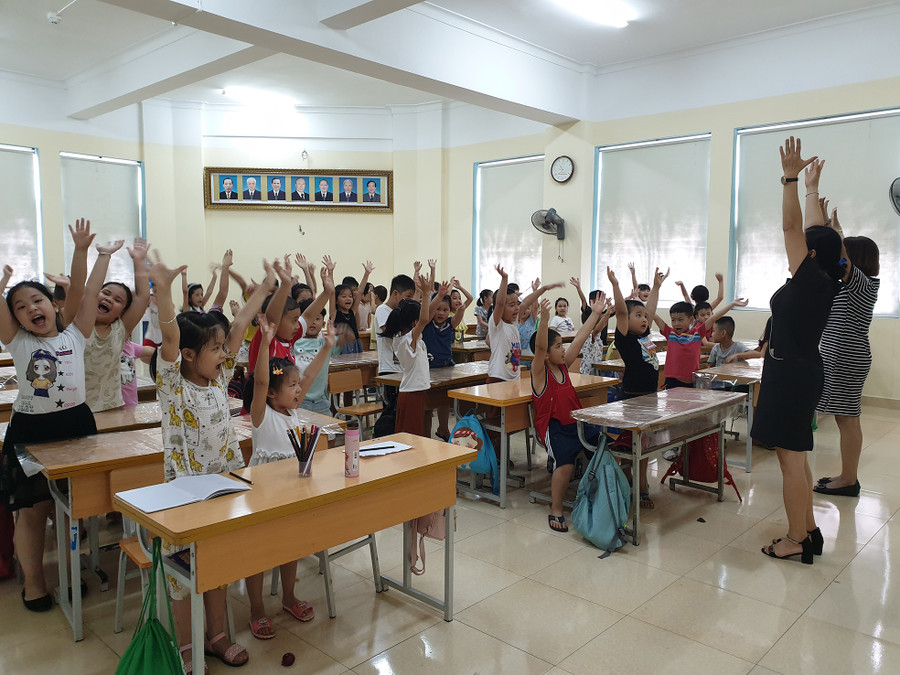 Lớp học năng khiếu bán trú tại Cung Văn hoá Thiếu nhi TP Hải Phòng đã quá tải lượng trẻ theo học ngay từ cuối tháng 5 Lớp học năng khiếu bán trú tại Cung Văn hoá Thiếu nhi TP Hải Phòng đã quá tải lượng trẻ theo học ngay từ cuối tháng 5