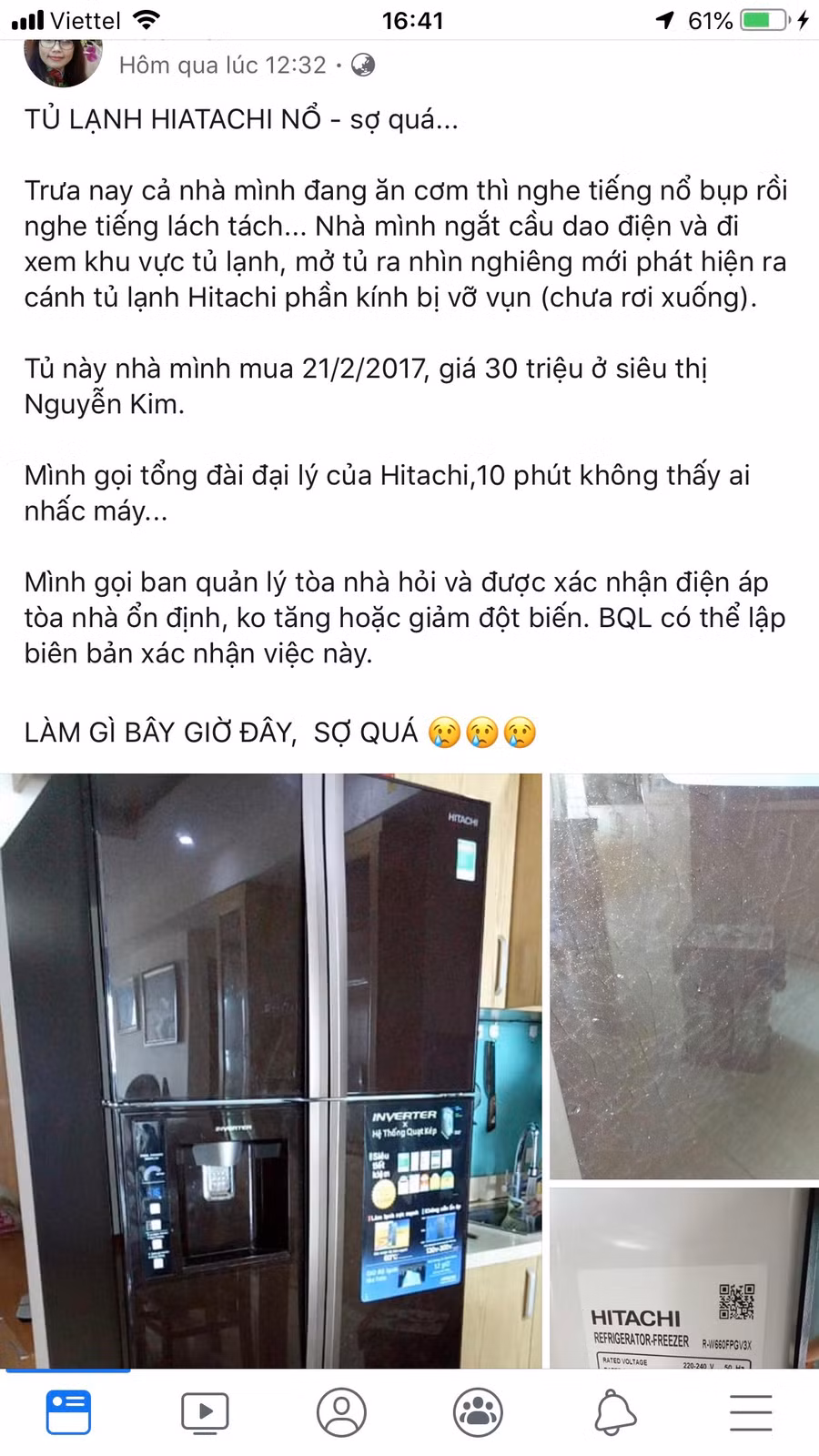 Hàng loạt vụ tủ lạnh Hitachi phát nổ: Hé lộ từ chuyên gia