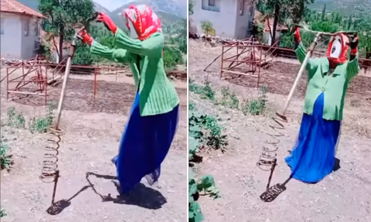 "Kinh hồn bạt vía" với bù nhìn kỳ dị 