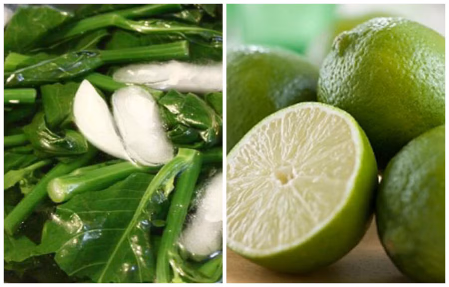 Khi luộc rau cho thêm chút cốt chanh mọi thứ sẽ thơm ngon hơn