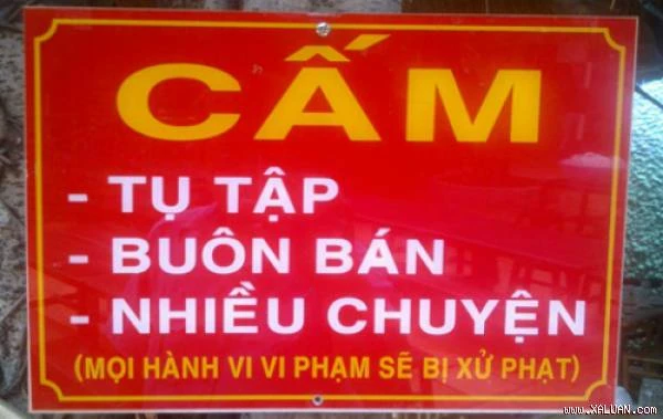 Những biển cấm ‘độc lạ’ nhất Việt Nam