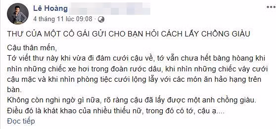 lấy chồng giàu, cách lấy chồng giàu, đạo diễn Lê Hoàng
