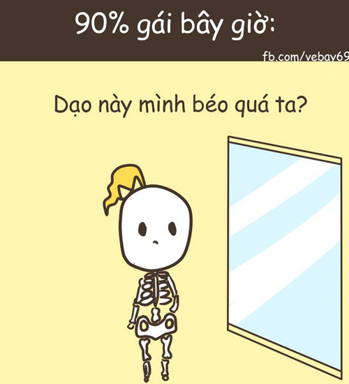 Có 2 thứ vô hạn là vũ trụ và tham vọng giảm béo của con gái.