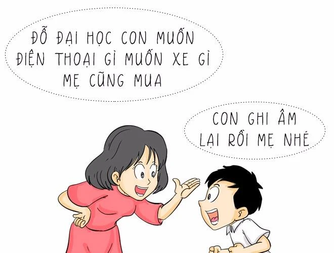 Những câu nói bất hủ của bố mẹ về chuyện học của con