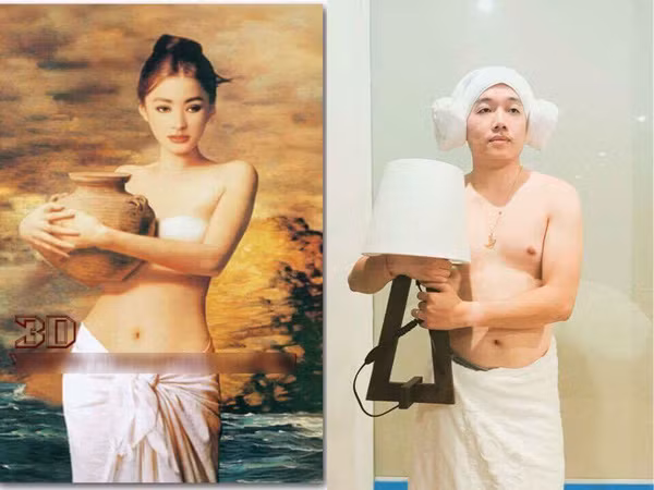 Chồng rủ rê vợ con cosplay 