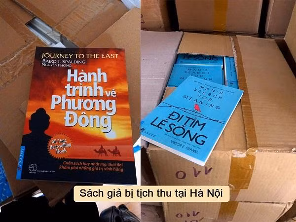 Những cuốn sách giả của First News được in một cách tinh vi.