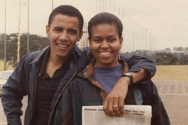 Obama và vợ ngày trẻ Obama và vợ ngày trẻ