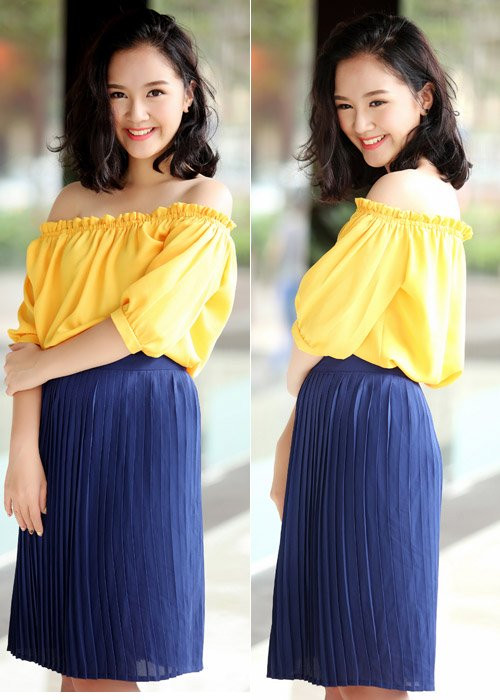 Hoa khôi Hà thành hờ hững vai trần trên phố Hà Nội ảnh 2 Hoa khôi Hà thành hờ hững vai trần trên phố Hà Nội ảnh 2