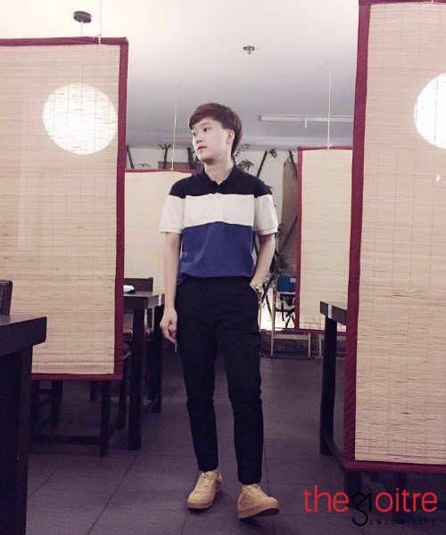 Giãi bày về lý do ăn mặc đầy nam tính, Kim Jin tâm sự: "Mình muốn thử một phong cách mới, rắn rỏi, khỏe khoắn hơn. Ăn mặc như các bạn nam cũng khá thoải mái, mát mẻ (cười)".