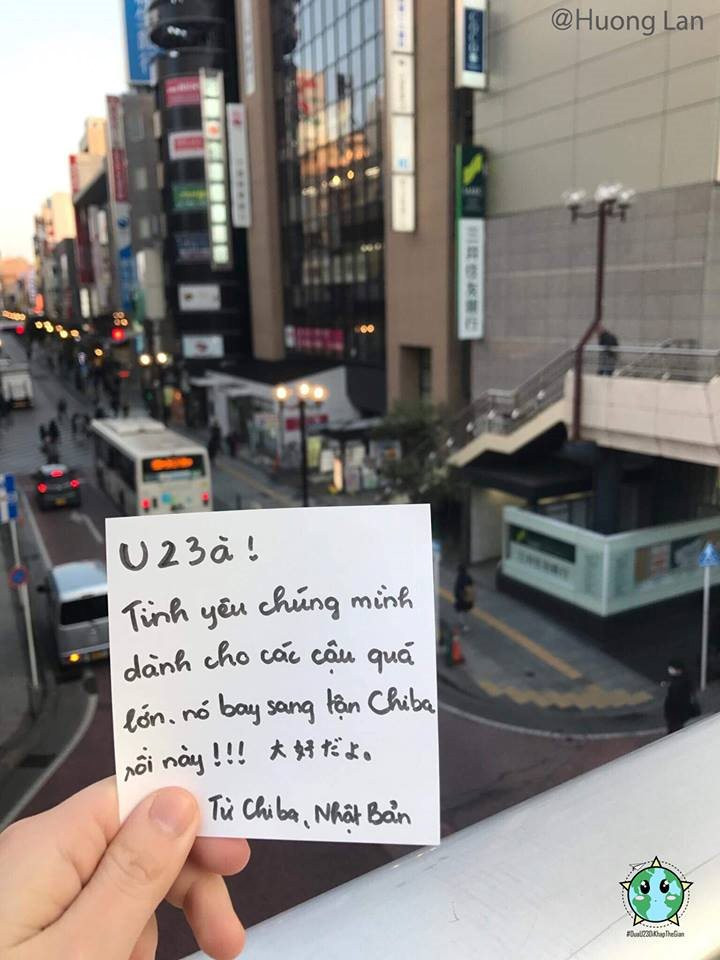 Cùng giới trẻ Việt “Đưa U23 đi khắp thế gian“ ảnh 5 Cùng giới trẻ Việt “Đưa U23 đi khắp thế gian“ ảnh 5