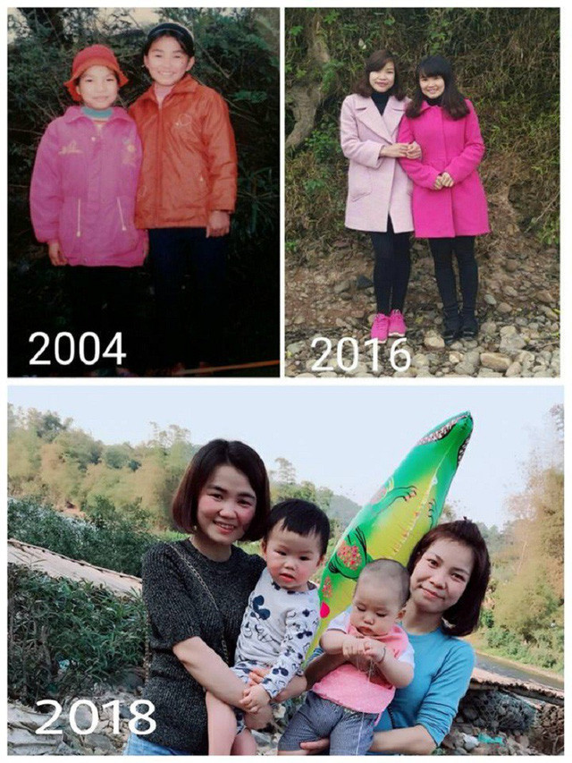 Trào lưu khoe ảnh “ai rồi cũng lớn chỉ tình cảm không đổi thay” gây sốt ảnh 4 (ảnh: Li Ti)