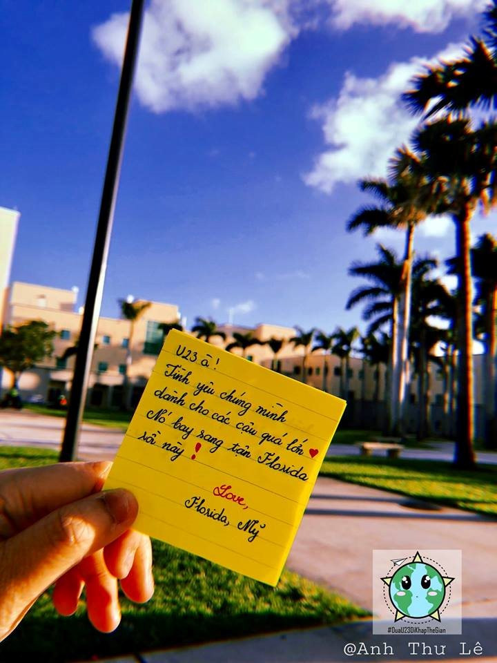 Cùng giới trẻ Việt “Đưa U23 đi khắp thế gian“ ảnh 2 Cùng giới trẻ Việt “Đưa U23 đi khắp thế gian“ ảnh 2