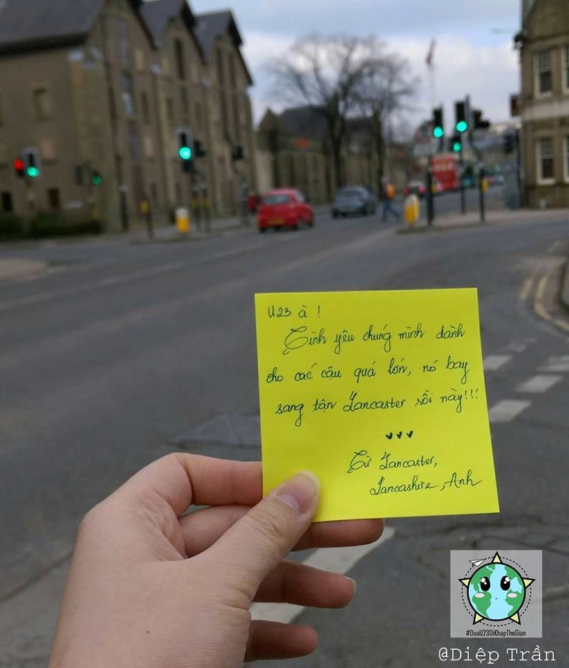 Cùng giới trẻ Việt “Đưa U23 đi khắp thế gian“ ảnh 4 Cùng giới trẻ Việt “Đưa U23 đi khắp thế gian“ ảnh 4