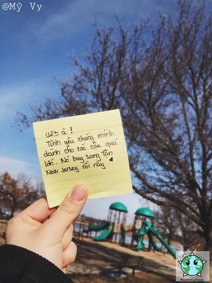 Cùng giới trẻ Việt “Đưa U23 đi khắp thế gian“ ảnh 8 Cùng giới trẻ Việt “Đưa U23 đi khắp thế gian“ ảnh 8