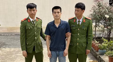 Đối tượng Tuân bị bắt giữ. (Ảnh: CATH).