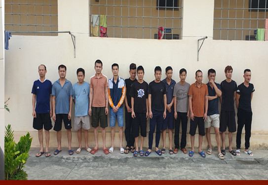 Các đối tượng bị bắt giữ. (Ảnh: CATH).