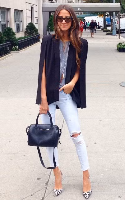 4 bí kíp “dễ như ăn kẹo” giúp chị em nâng tầm trang phục quần jeans áo phông ảnh 2