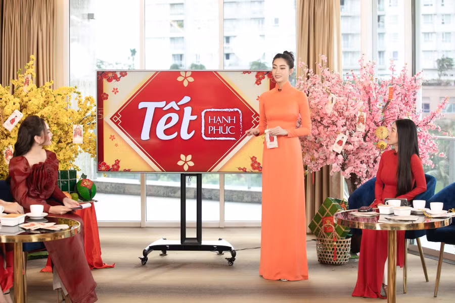 Hoa hậu Lương Thùy Linh đã công bố dự án “ Tết hạnh phúc - ấm tình quân dân vùng cao cùng hoa hậu Lương Thùy Linh”.