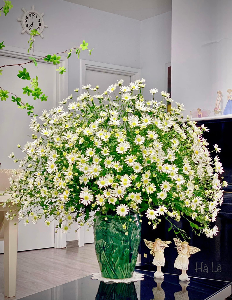 Mẹ 8X Hà thành gợi ý cắm cúc hoạ mi đẹp không bị rối bông, không dùng xốp ảnh 12