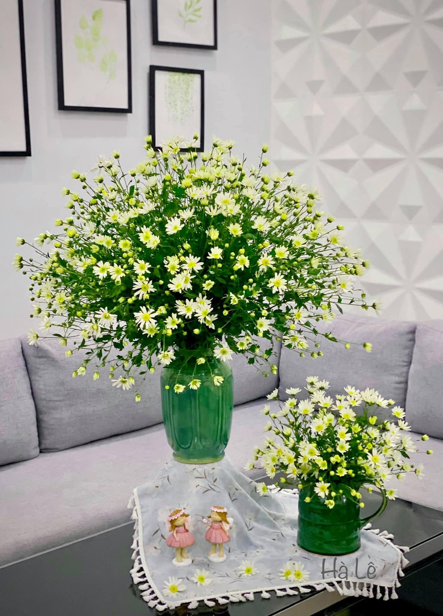 Mẹ 8X Hà thành gợi ý cắm cúc hoạ mi đẹp không bị rối bông, không dùng xốp ảnh 7