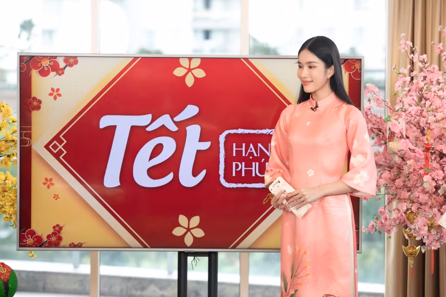 Á hậu Phương Anh với dự án “Tết hạnh phúc - Á hậu Phương Anh cùng sinh viên đón tết xa nhà”.