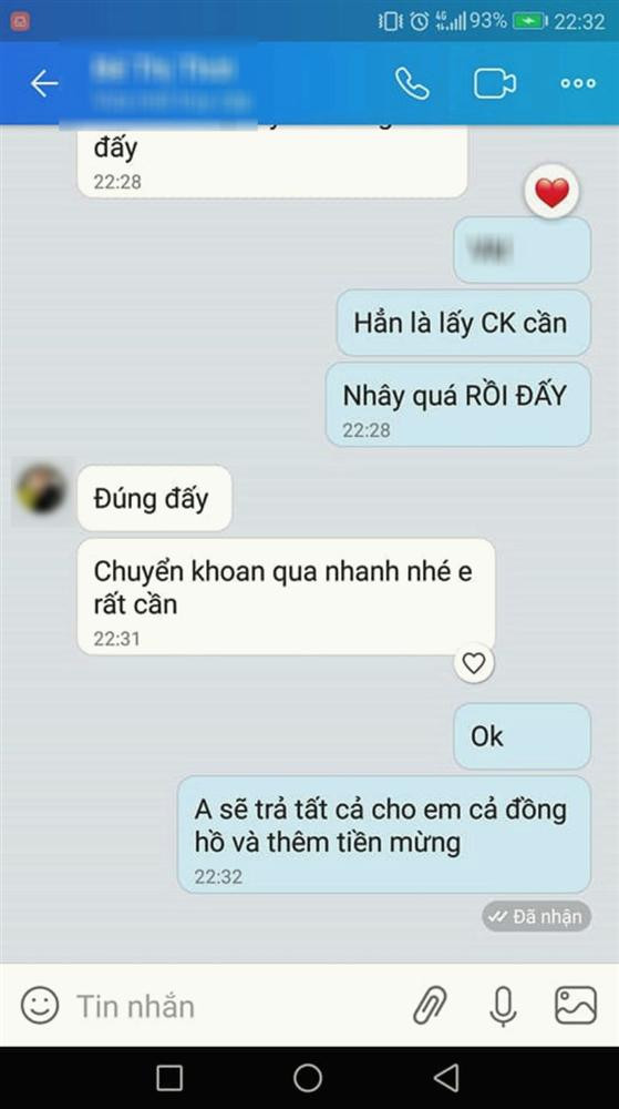 Thiếu tiền lấy chồng, cô nàng bất chấp nhắn tin khó ngờ cho người yêu cũ ảnh 4 Thiếu tiền lấy chồng, cô nàng bất chấp nhắn tin đòi quà người yêu cũ-4