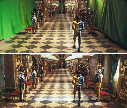 Cung điện trong phim Lọ Lem.