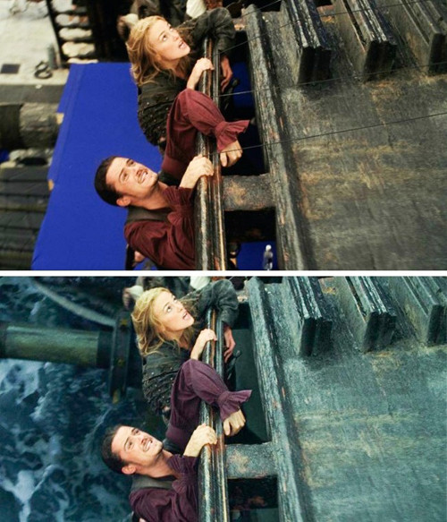 Cảnh nguy hiểm được làm từ kỹ xảo.