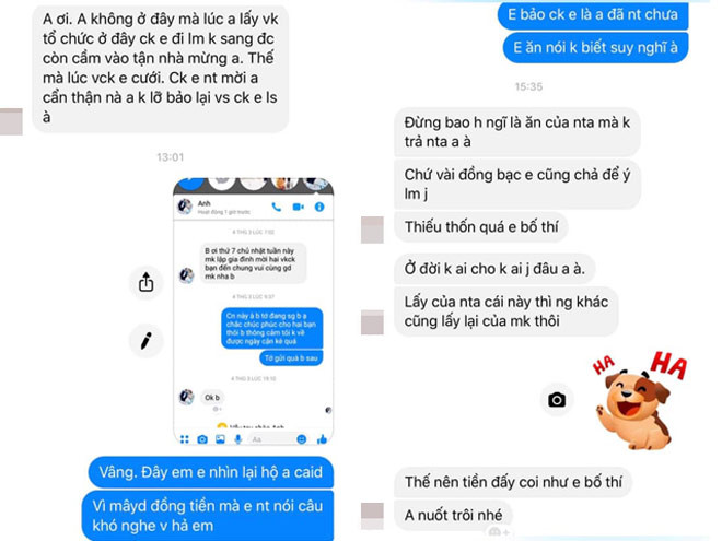 Cô dâu nhắn tin xúc phạm bạn chồng vì không gửi tiền mừng cưới hình ảnh 2 co dau nhan tin xuc pham ban chong vi khong gui tien mung cuoi hinh anh 2
