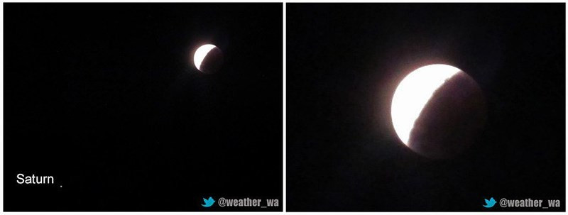 Nguyệt thực một phần tại Perth, Úc. Nguyệt thực một phần tại Perth, Úc.