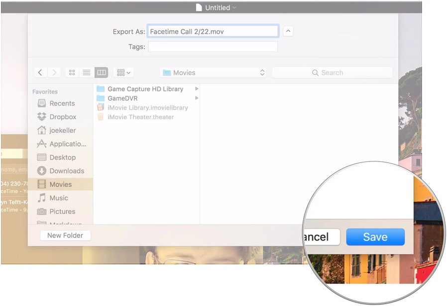 Cách ghi lại âm thanh và hình ảnh từ cuộc gọi FaceTime ảnh 9 Cách ghi lại âm thanh và hình ảnh từ cuộc gọi FaceTime