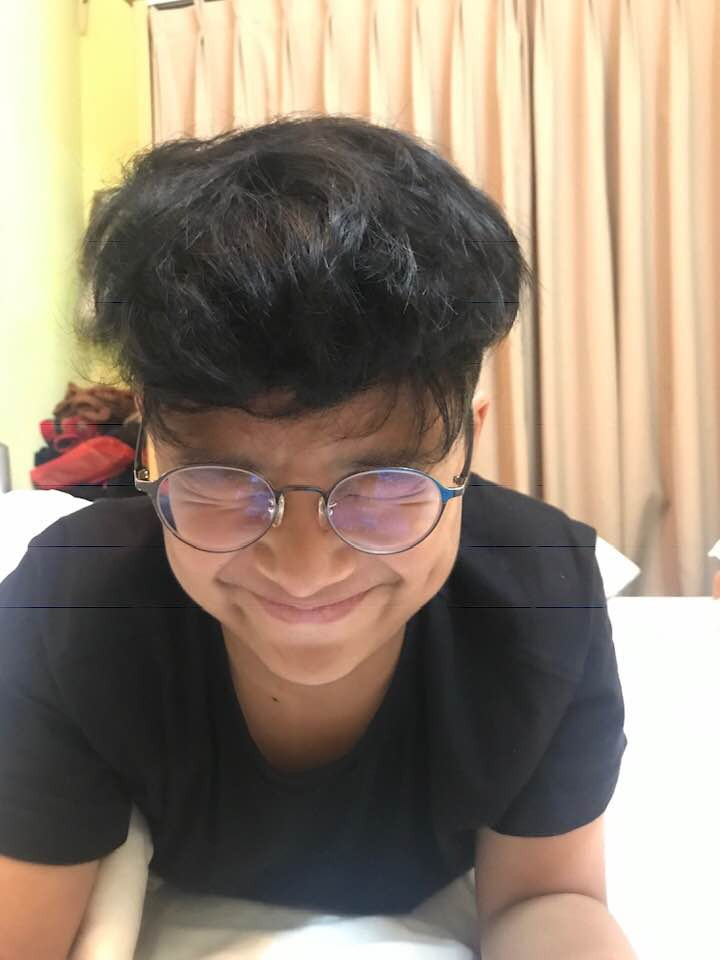 Thảo Vân khoe tấm ảnh bé Tít đang nhắm tịt mắt, mỉm cười rất dễ thương. Thảo Vân khoe tấm ảnh bé Tít đang nhắm tịt mắt, mỉm cười rất dễ thương.