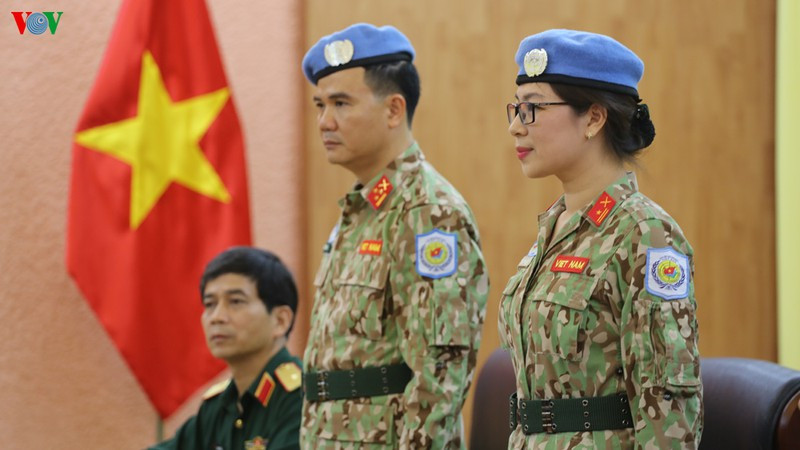 gap nu si quan viet nam truoc gio sang nam sudan lam nhiem vu hinh 3