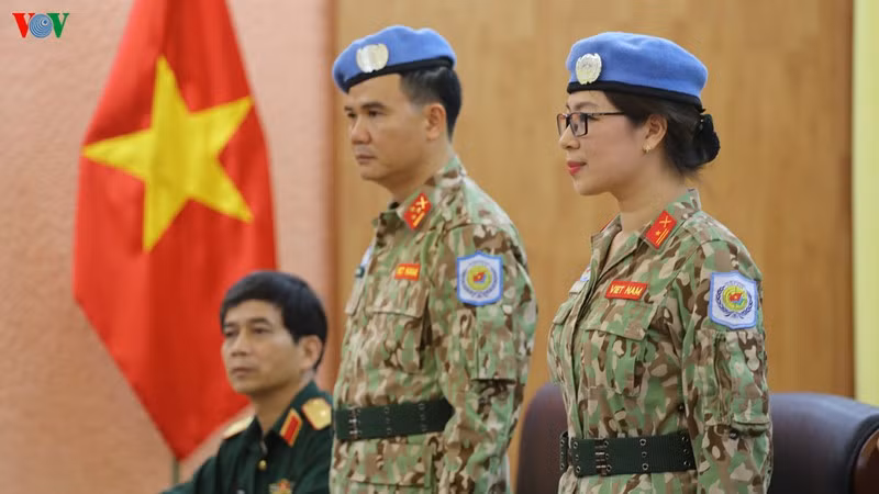 gap nu si quan viet nam truoc gio sang nam sudan lam nhiem vu hinh 3