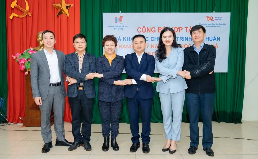 Sở GD&ĐT Bắc Giang và Công ty Cổ phần Giáo dục Toàn Cầu Adaptive Learning (AEGlobal) cùng hợp tác về trang bị kỹ năng dạy học hiệu quả trong kỷ nguyên số cho giáo viên. 